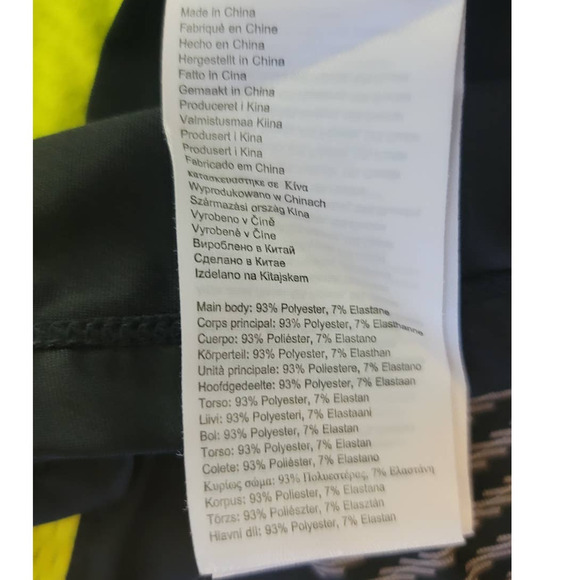 Pearl Izumi P.R.O Black Yellow Cycling Athletic  Tank Top  M - Picture 4 of 4